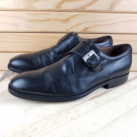 Johnston & Murphy Other - Johnston Murphy Monk Strap Mens 10.5 Black Dress Shoes Leather Oxford 20-1161